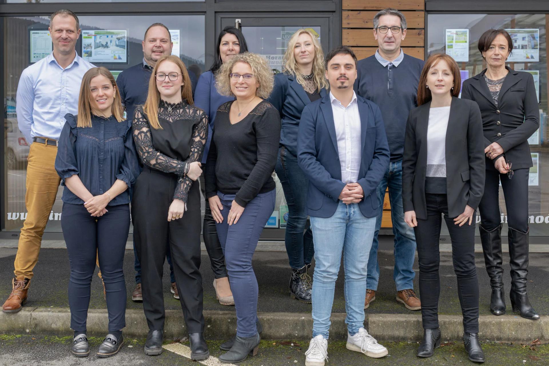 Photo de l'équipe de l'agence